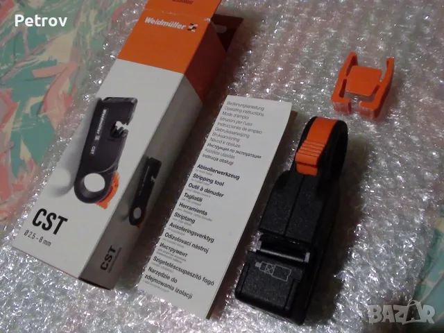 Weidmüller CST - Made in Germany - ЧИСТО НОВ Profi Инструмент за изолиране на koax./data кабели !!!!, снимка 8 - Клещи - 47972975