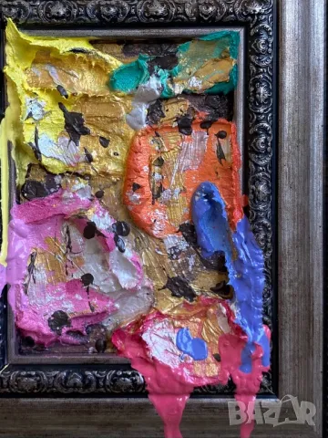 Авторска картина абстракция , снимка 8 - Картини - 42071375