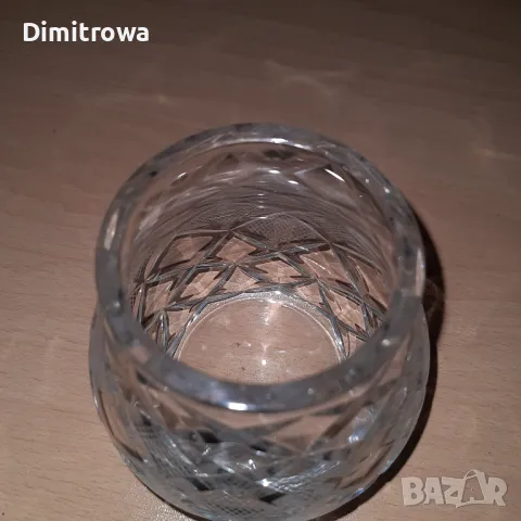 Кристална вазичка, снимка 6 - Други - 47896032