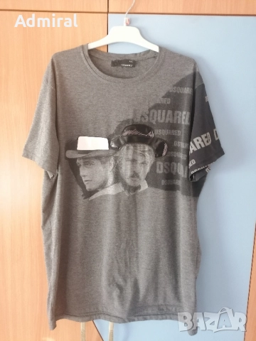 Оригинална мъжка тениска DSQUARED2, снимка 2 - Тениски - 52021377