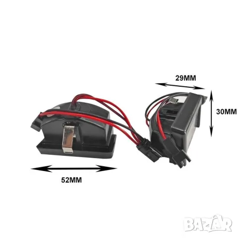Опушени LED плафони за регистрационен номер BMW 1 2 3 4 5 Series X Series и M Series, снимка 4 - Аксесоари и консумативи - 55864608