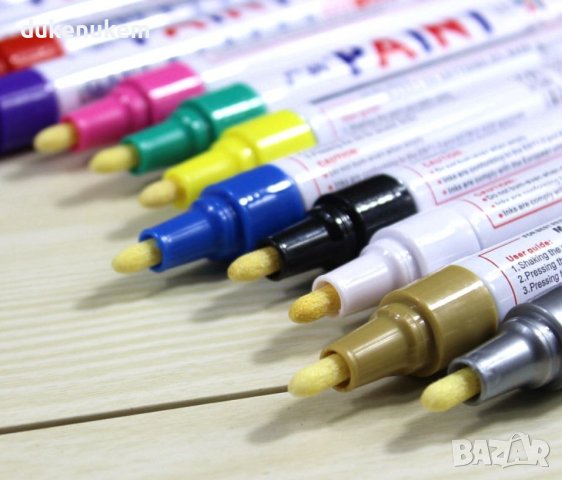 НОВИ! Перманенти маркери водоустойчиви различни цветове, снимка 4 - Ученически пособия, канцеларски материали - 39022151