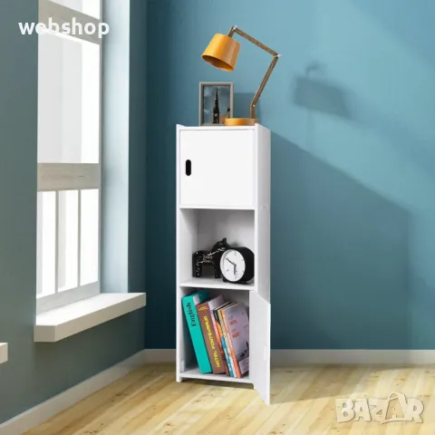 Стилен и практичен водоустойчив шкаф подходящ за мокро помещение 80x22x25, снимка 8 - Шкафове - 49112792