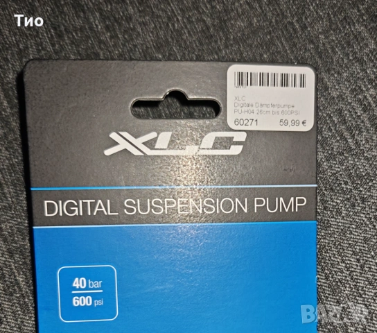 Дигитална помпа за вилки и шокове, XLC, нова, велосипедна, за окачване, снимка 3 - Аксесоари за велосипеди - 53872972