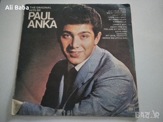 Плоча ВТА 1160 Пол Анка. «The Original Hits of Paul Anka» 