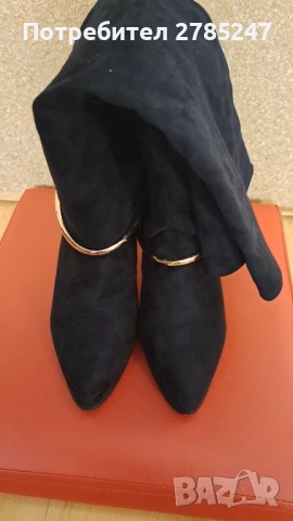 Дамски ботуши на ток, снимка 6 - Дамски ботуши - 50838328