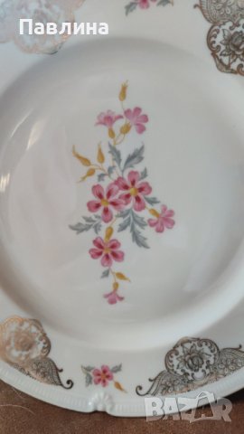 Порцеланово плато с диаметър 25 см, снимка 3 - Чинии - 41569011