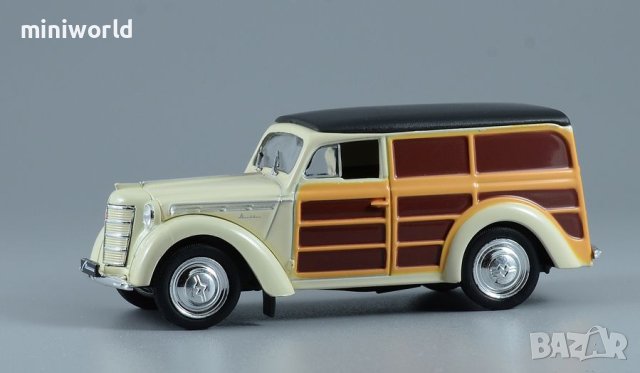 Москвич 400-422 1949 - мащаб 1:43 на DeAgostini моделът е нов в блистер, снимка 2 - Колекции - 42625938