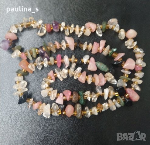 Гердан от естествени камъни / Русия / Антика , снимка 2 - Антикварни и старинни предмети - 34730615