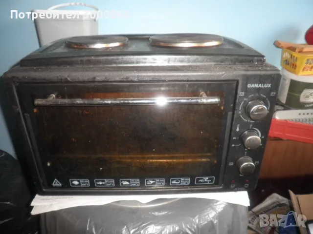 Пр0давам  печка  фурна  с  два  котлона  ., снимка 4 - Печки, фурни - 48781720