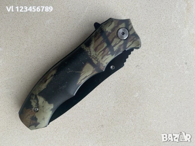 Сгъваем полуавтоматичен нож Columbia / 80х195см / , маскировъчен , снимка 4 - Ножове - 53815689