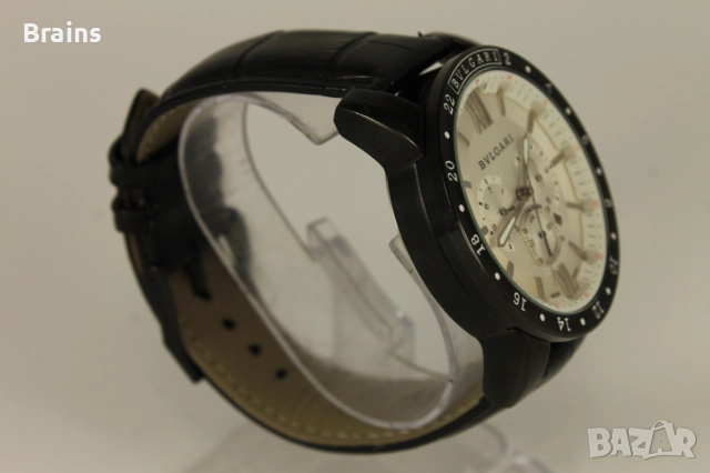 Мъжки Ръчен Хронограф BVLGARI Automatic НОВ, снимка 4 - Мъжки - 52627996