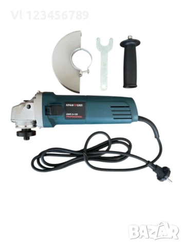 Ъглошлайф наТок 1400W 125мм KraftRoyal регулиране на обороти