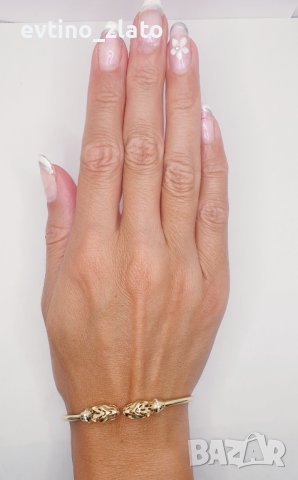 Златни гривни и пръстен ПАНТЕРА, снимка 5 - Гривни - 40607624