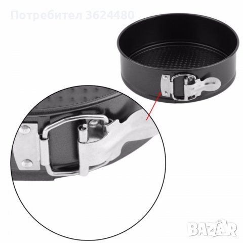 Незалепващи форми за печене с падащо дъно , снимка 9 - Съдове за готвене - 40039924