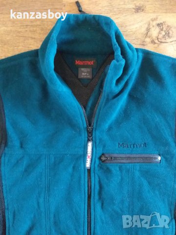 Marmot M Fleece Vest Blue Full Zip Windstopper - страхотен дамски елек С - размер