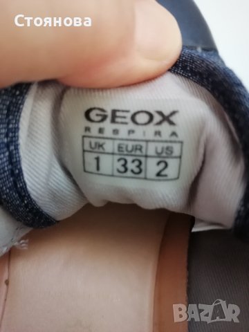 GEOX нови дънкови обувчици, снимка 5 - Детски маратонки - 42161239