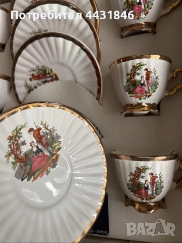 Луксозен Сервиз за кафе, снимка 4 - Сервизи - 51159048