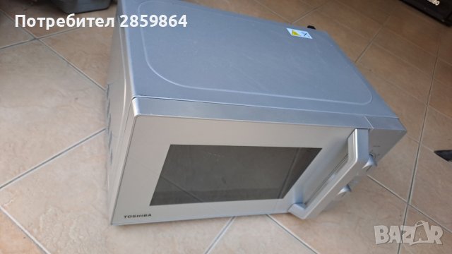 TOSHIBA Микровълнова печка с грил-130лв, снимка 4 - Микровълнови - 42115572