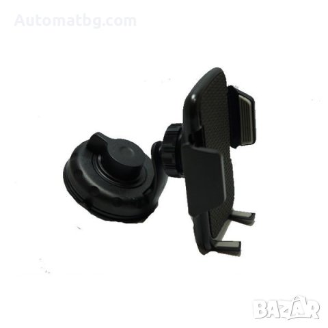 Поставка за телефон Automat, Универсална, За стъкло, Черен, снимка 3 - Аксесоари и консумативи - 41209611