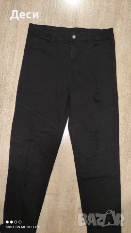 черен панталон,тип дънки, снимка 2 - Дънки - 40086896