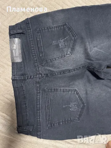 Дамски дънки с апликации - М, снимка 6 - Дънки - 49502342