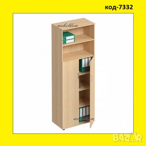 Етажерка,офис модул висок 213см. с 2 врати за класьори(код-7332)