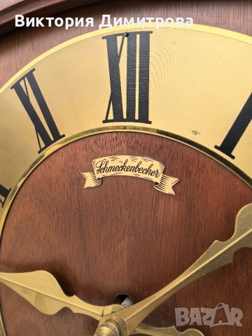 Ретро часовник Schmeckenbecher , снимка 4 - Антикварни и старинни предмети - 52354189