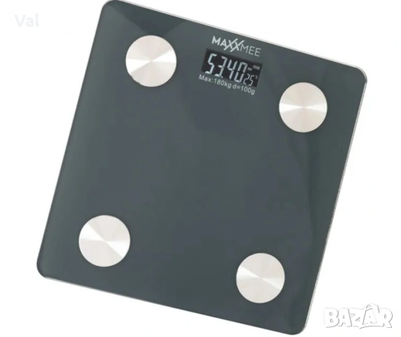 Дигитален кантар с анализ на тялото и Bluetooth свързаност, снимка 2 - Електронни везни - 53848124