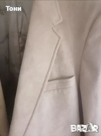 Ново Мъжко Сако от Натурален Велур L , снимка 4 - Сака - 51142878