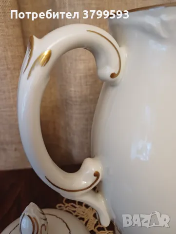Порцеланова кана за кафе "Suisse Langenthal ", снимка 5 - Антикварни и старинни предмети - 48639356