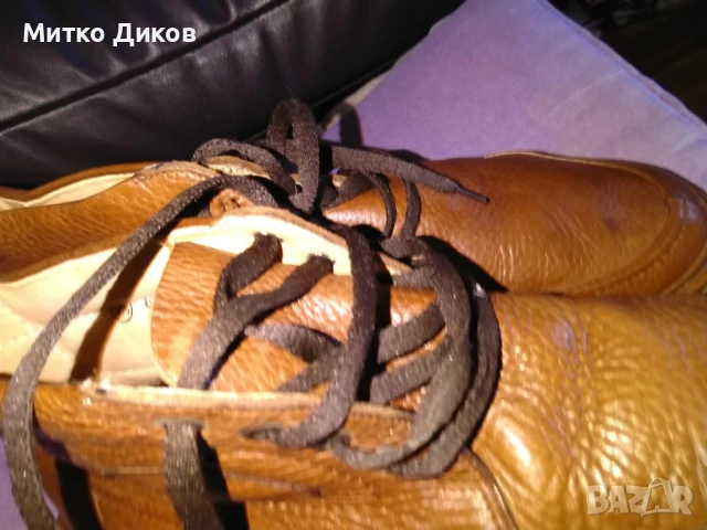 Мъжки маркови обувки боти естествена кожа Clarks стелка 275мм реален размер №43, снимка 7 - Мъжки боти - 51080377