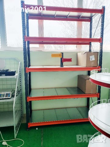 Товарен стелаж с височина 2,5м нов, снимка 2 - Стелажи и щандове - 39746426