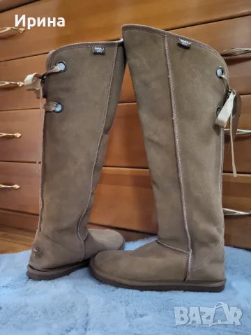 Зимни високи ботуши EMU Australia от естествен велур 41р, снимка 5 - Дамски ботуши - 48489807
