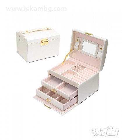 ЛУКСОЗНА КУТИЯ-КУФАР ЗА БИЖУТА НА ТРИ НИВА - КОД 1756, снимка 15 - Подаръци за жени - 33986806