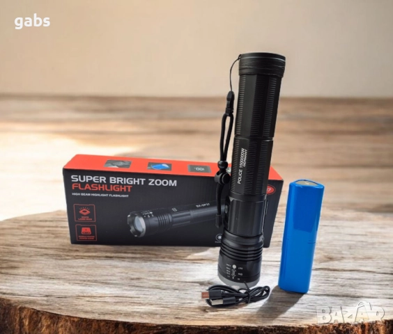 Мощен лазерен фенер POLICE BX-SP37,FLASH LIGHT,2000m