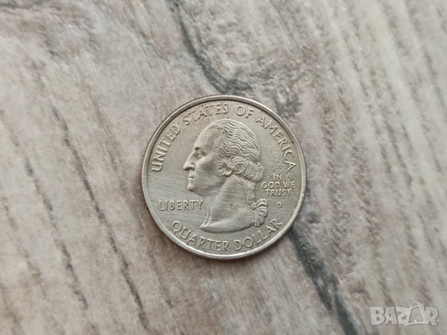 Монета 2000 Съединени Щати Washington Quarter - 25 Cents (The old line state, Maryland), снимка 3 - Нумизматика и бонистика - 52123795