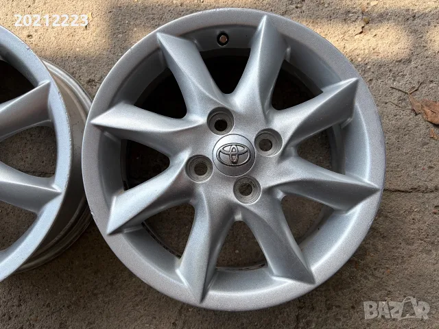 4 броя алуминиеви джанти за Тоyota Yaris 15, снимка 9 - Гуми и джанти - 56165519
