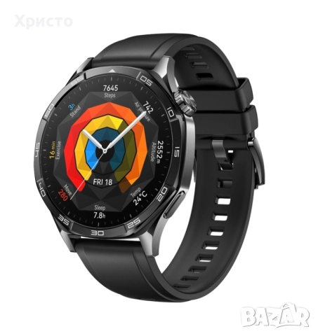 НОВ!!! Мъжки смарт часовник HUAWEI Watch GT 5 46mm Black