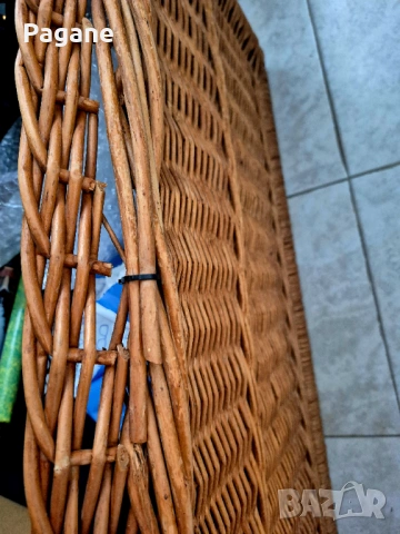 Автентичен голям плетен сандък - ретро стил, снимка 9 - Антикварни и старинни предмети - 53291998