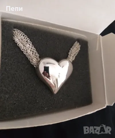 Ефектно колие "Сърце", снимка 3 - Колиета, медальони, синджири - 50344251