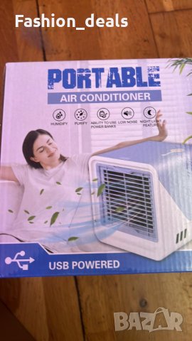 Нов Преносим вентилатор Персонален мини фен с вода Охладител Овлажнител, снимка 8 - Климатици - 40828653