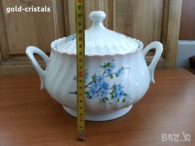 Стар български порцелан сервиз за хранене , снимка 4 - Антикварни и старинни предмети - 35927468