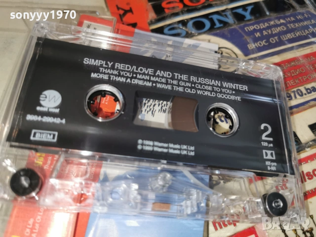 SIMPLY RED-ORIGINAL TAPE 1002261222, снимка 2 - Аудио касети - 53425842
