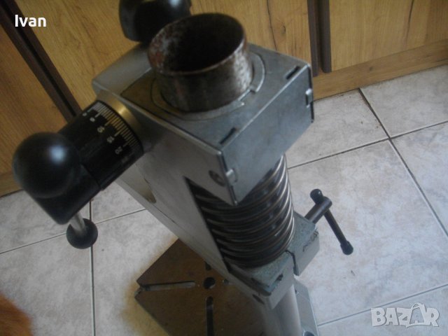 Нова Голяма Немска Стойка За Бормашина-ф43мм/550мм/6,5 кг-PIRANHA-Масивна-Ход 80мм-Прецизна През 1мм, снимка 10 - Бормашини - 41453875