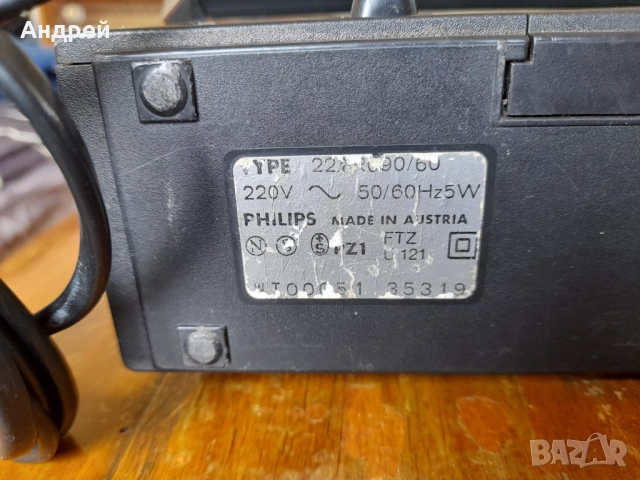 Стар радиокасетофон Philips 090, снимка 6 - Антикварни и старинни предмети - 51536616
