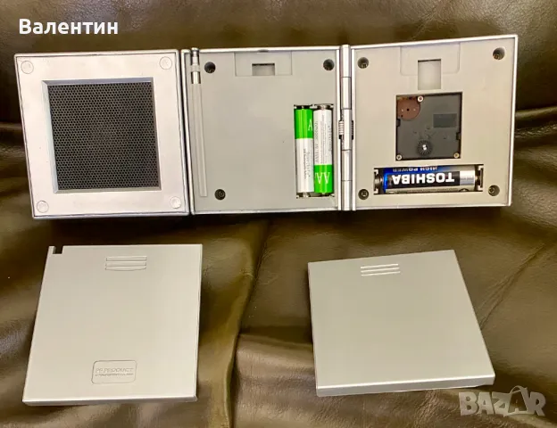 Винтидж радио часовник будилник MARKSMAN CUBE 3, снимка 7 - Друга електроника - 50334077