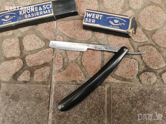 стар бръснач solingen, снимка 2 - Антикварни и старинни предмети - 34798393