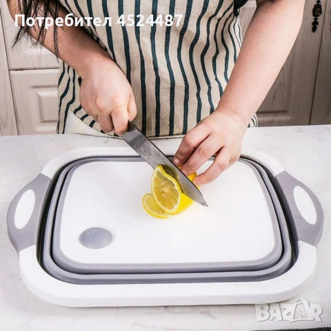 Многофункционална сгъваема дъска за рязане , снимка 4 - Съдове за готвене - 53374978