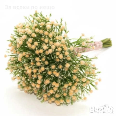 Изкуствен букет гипсофила, 4 цвята Код P1647, снимка 6 - Декорация за дома - 52932838